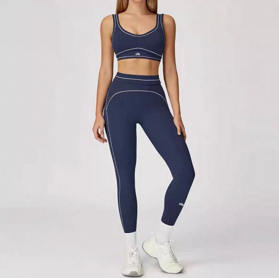 Alo Set High Waisted Tights and Fitness Top