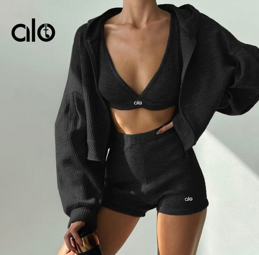Alo Knitted 3 Piece Lounge Set