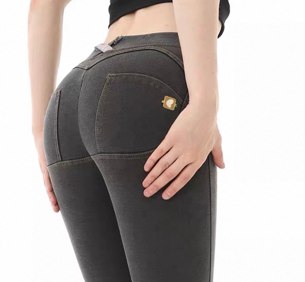 Low Waist Butt Lifting Pants (Buttons)
